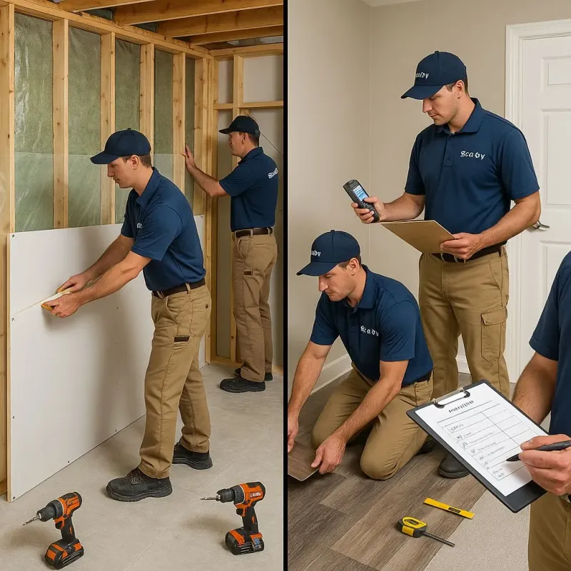Repairs and Reconstruction process in Dolgeville, NY